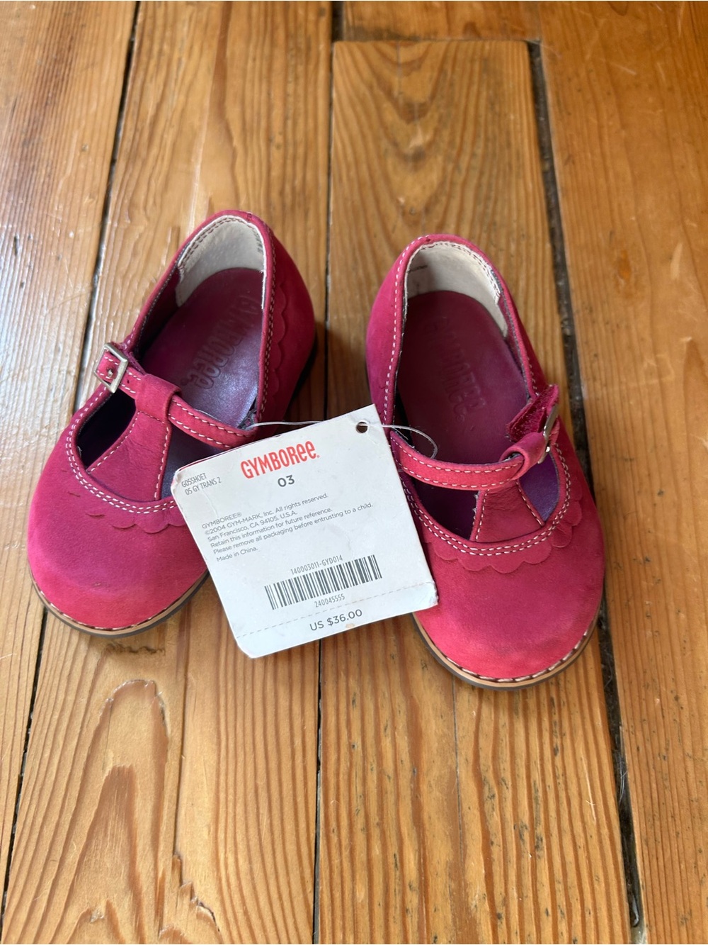 Gymboree real suede Mary Jane’s - size 3